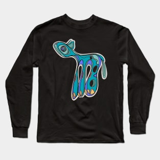 Abstract random cartoon creature #1 Long Sleeve T-Shirt